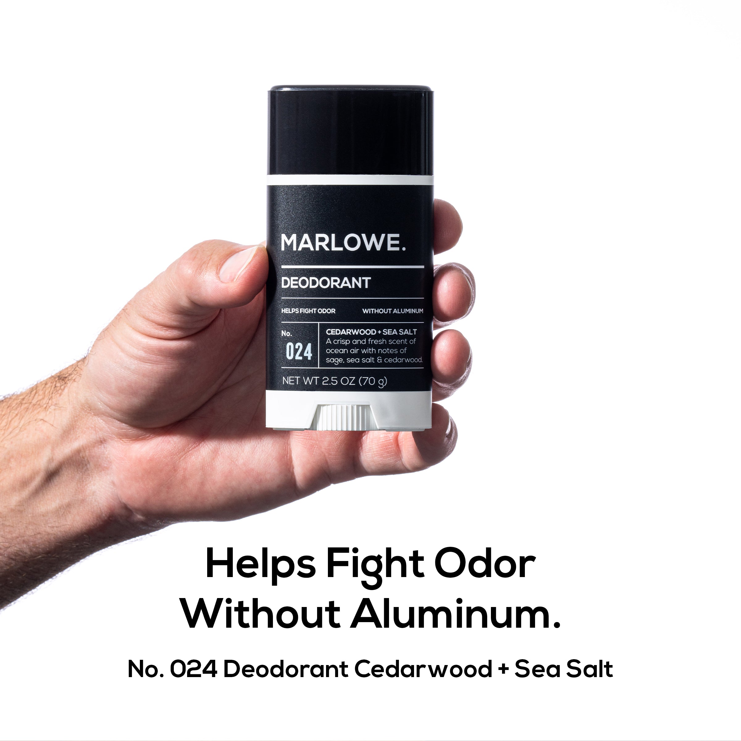 Aluminum-Free Deodorant Stick ?? Cedarwood + Sea Salt Scent - Image 5