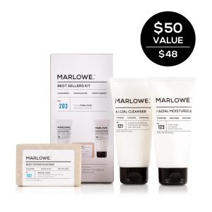 Best Sellers Kit ?C Body Scrub Bar. Facial Cleanser and Moisturizer